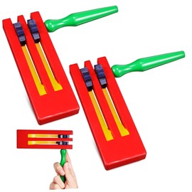 2 Pcs Wooden Soundboard Traditional Matraca Toy Matraca Toys for Kids Noisemaker Toys Wood Ratchet Sound Toys Instruments Matraca Toys Wooden Noise Maker Matraca Toy Matracas