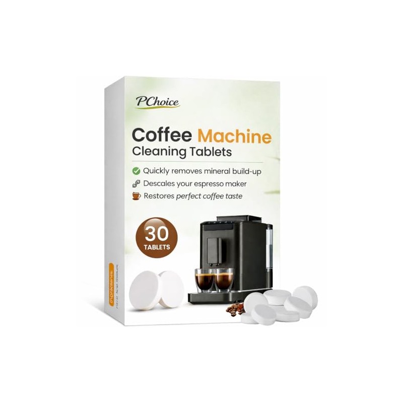 Coffee Machine Cleaning Tablets - Descale & Restore Flavor