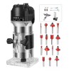 LSXD Router Madera Recortadora Rebajadora 800w +15 Brocas Carburo