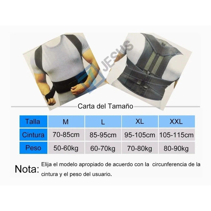 Soporte Faja Corrector De Postura Ortopedica Premium -