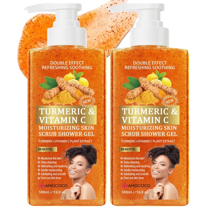 Gel De Ducha Con Vitamina C Exfoliante 2 Pzas
