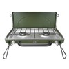ONLYFIRE Portable Camping Stove 2-Burner, Propane Camp Stove with Foldable