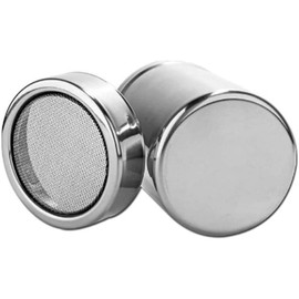 zaoalife Powder Sugar Storage Bottles Stainless Steel Powder Sugar Storage Bottles with Lid Sugar Bowl Cocoa Containers Powder Coffee Sifter Tool