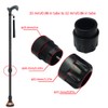DeaHea 2 Pack Walking Cane Tightening Nut Replacement Walking Stick