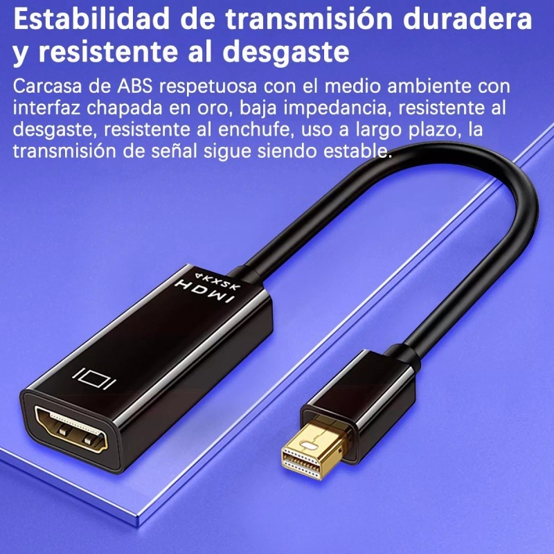 Gomia Convertidor Thunderbolt A Hdmi Adaptador Para Mac,4k