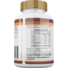 Vitamina 100 Tabletas 500mg Sabor Natural