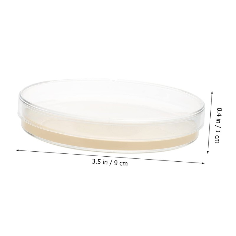 ULTECHNOVO 10pcs Nutrient Agar Plates Petri Dishes Agar Medium for