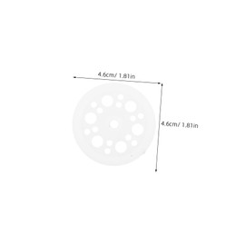 GANAZONO 100pcs Fastening Washers for Foam Board Insulation Polypropylene Insulation Washers Four Spike Six Design for Ceiling and Wall Applications