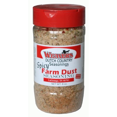 Weaver's Amish Dutch Country Farm Dust Seasoning - 8 Ounces - Spicy Flavor