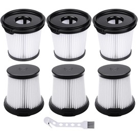 Leadaybetter 6 Packs HEPA Filters Replacement for Shark BU3521 BU3120 BU3520C IW1615 IW1111 IW1120 IW3511 IW3120 IW3615 IW3110C Detect Pro Lightweight Cordless Vacuum, Compare to Part XPRFIW1000