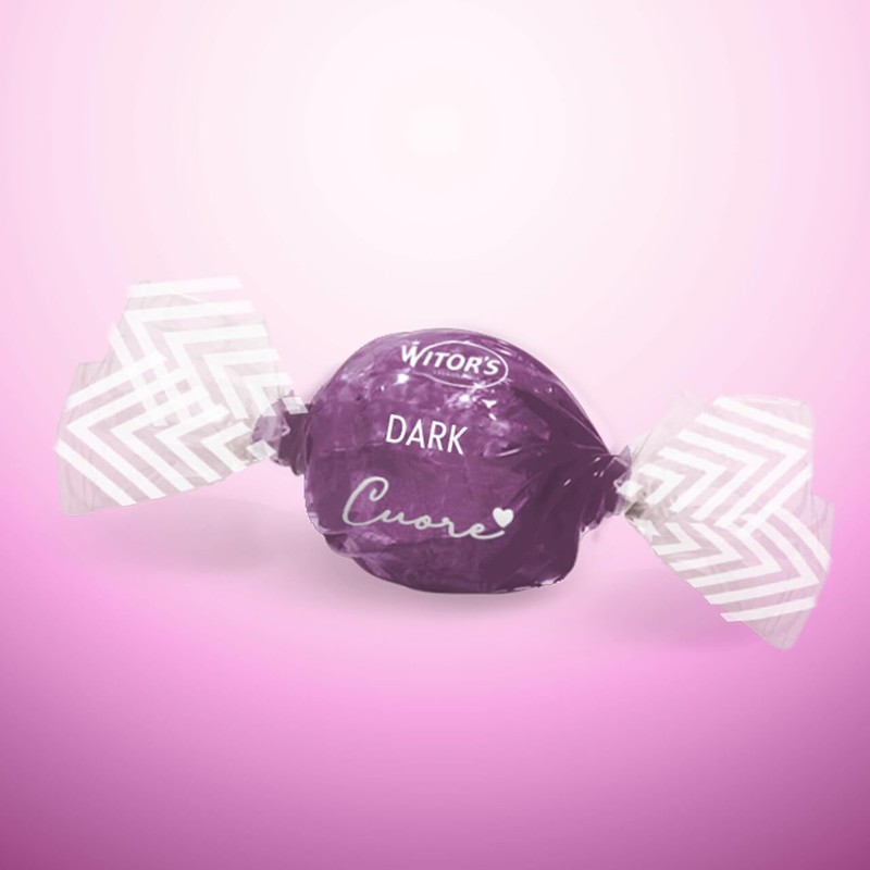 Witor's Chocolates, Cuore Chocolate Truffles with Creamy Filling, Italian Truffles,