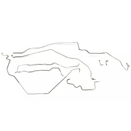 The Stop Shop Complete Galfan Coated Steel Prebent Brake Line Kit For Power 4 Wheel Disc Cars.