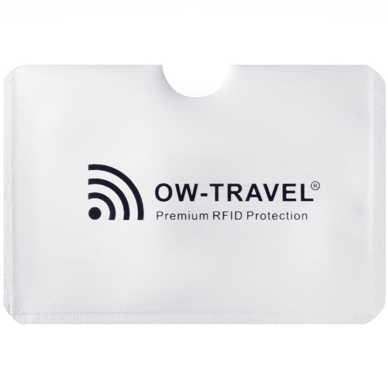 OW-Travel RFID Card Protector Sleeves for Contactless Bank Card Security
