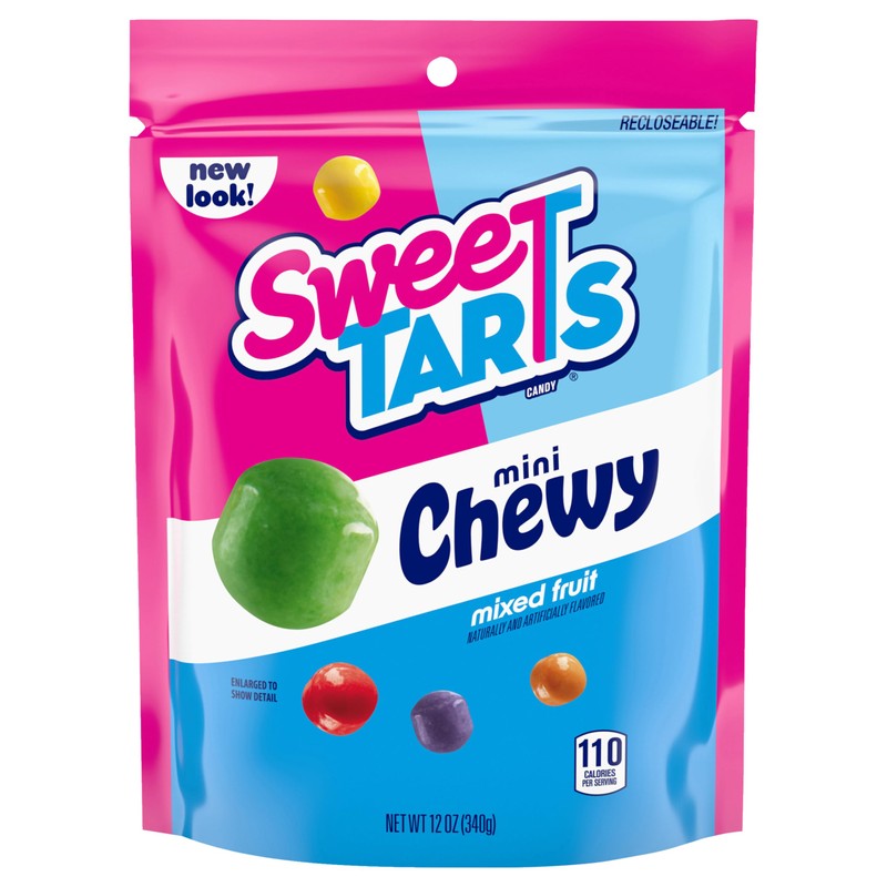 SweeTARTS Mini Chewy Candy, Mixed Fruit Flavors (Cherry, Grape, Lemon,