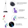 Solar Cat Wind Chimes, 6 LED Cat Memorial Wind Chimes