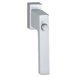 Hoppe Window Handle Toulon, Lock Button, with Vk, Silver elox, 1 Piece, 3937456