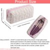 JOVAKIT 2Pcs Makeup Bag Quilted Cosmetic Bag for Women Girls,