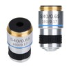 40X 185 Biological Microscope Achromatic Objectives Lens 160/0.17