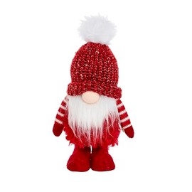Smart Garden Christmas Plush Bobble Gonk Festive Decoration - Red - 30cm - Standing - Christmas Decoration For Home - Festive Idea for Christmas - Christmas Gonk Décor