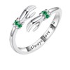 LEXLUNE Adjustable Hug Ring for Women 925 Sterling Silver Fine