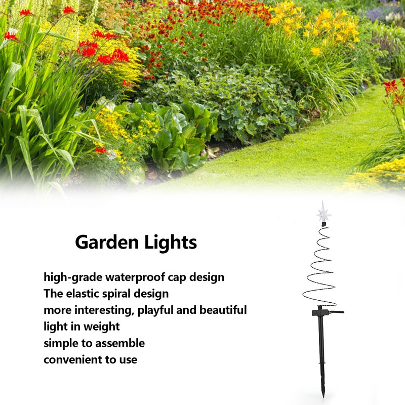 Solar Outdoor Garden Light Waterproof Flexible Lightweight Beautiful Lawn Decorative