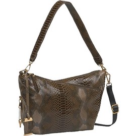 Bulldog Cases BDP-074: Convertible Hobo/Crossbody Style Purse W/Holster- Snake Brown