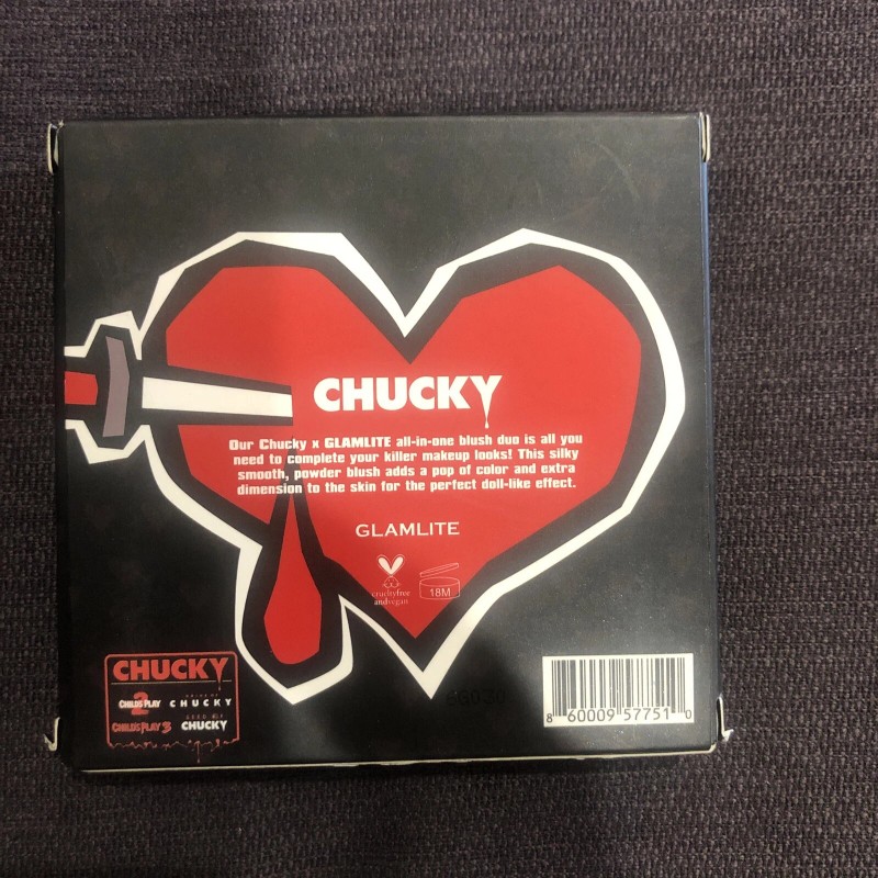 Chucky x Glamlite Blush Duo Kit New Boxed Beauty