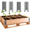 8" Pallet Collar Hinges - 4 PCS Raised Garden Bed