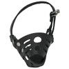 Real Leather Dog Cage Basket Muzzle Black Small Breeds (Circumf.5.5";