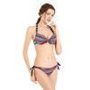EONAR Bikini Sets Women’s Side Tied, Swimwear, Removable Push-up Pads,