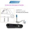 Remeiven Disc Brake Adapter for Road Bike, Flat/Post Mount Caliper