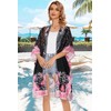 Kimono for Womens Bathing Suits Cardigans Beach Cover Ups Resorts