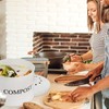 AVLA Compost Bin Kitchen Countertop, 1 Gallon Composter Pail, Food