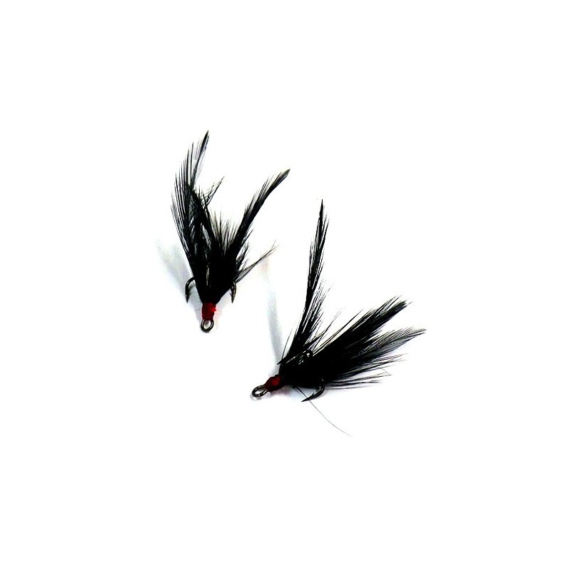 RYUGI HFP047 Feathered Pierce Treble Black #1