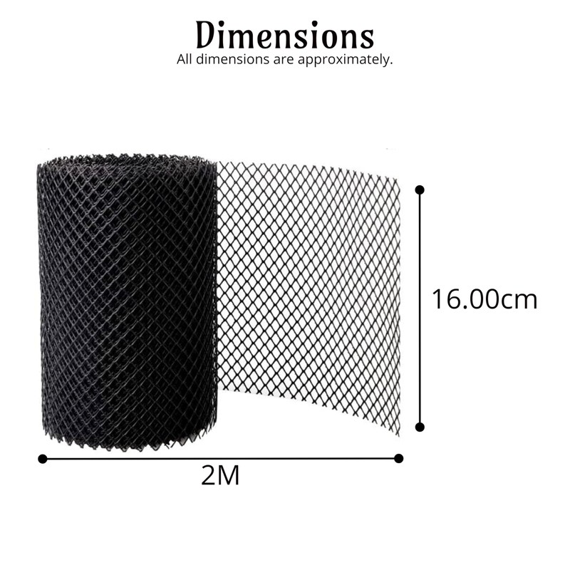 Lizzy Gutter Guard Mesh Roll 2M x 160MM | Covers
