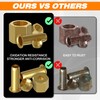 180PCS Compression Fittings Assortment kit - 4 sizes (1/4", 3/8",