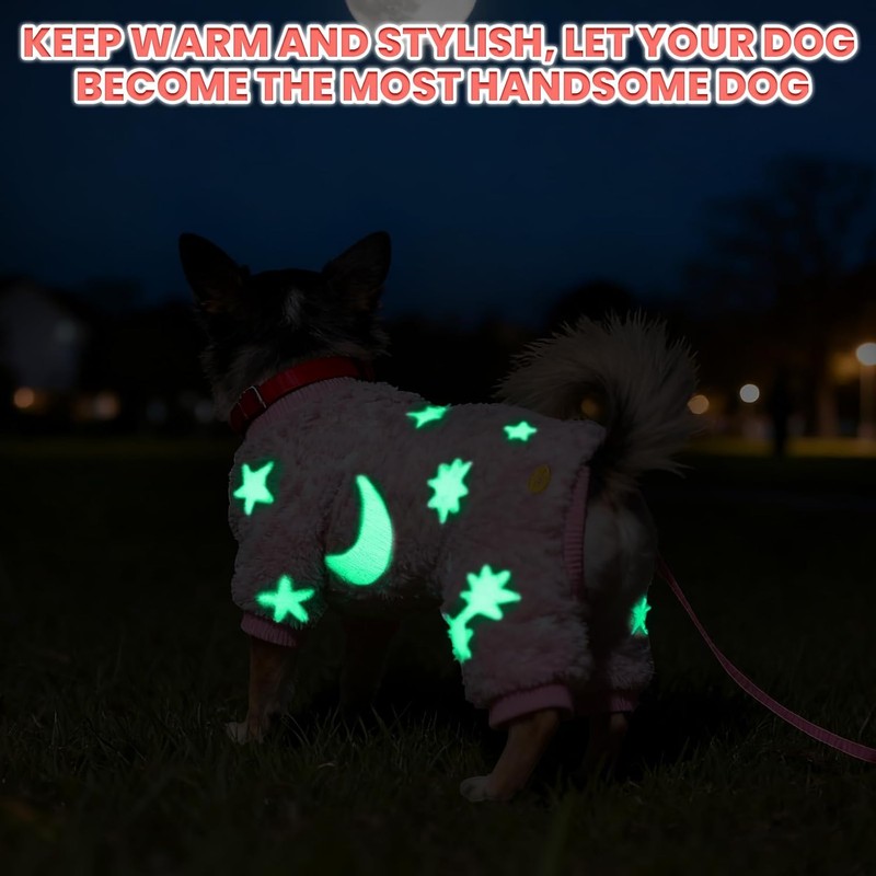 Sueter para Perros Chicos, Ropa Luminosa para Perros, Ropa para