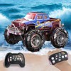REDKNOT Amphibisches Ferngesteuertes Auto 2,4 GHz 4WD Ferngesteuerter Monstertruck 360°