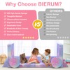 BIERUM Kids Couch with Blanket, 12PCS Modular Kids Play Sofa