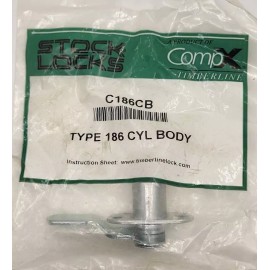 CompX Timberline New CompX Timberline C186B Replacement Locking Cabinet Door Cylinder Body