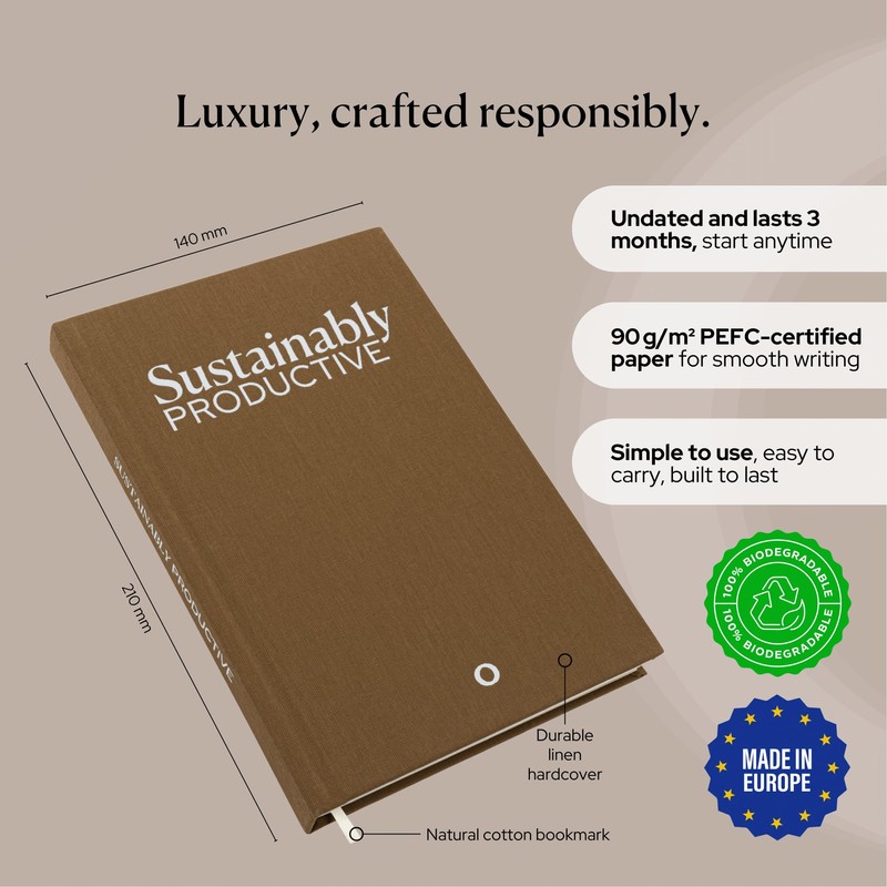 Sustainably Productive Planner | Weekly & Daily Planner for Mindful