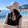HUAMULAN Women Wide Brim Summer Sun Hat Wired Edge Floral