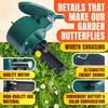 3 Pcs Fluttering Solar Butterfly Garden Stakes - Waterproof Flying