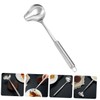 Zerodeko Mini Stainless Steel Ladle for Soup Gravy Spoon with