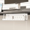 Under Desk Cable Management Tray Wires Organizer Power Strip Management