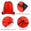 FEPITO 2 Pack Drawstring Backpack Bags Sack Cinch Bag String