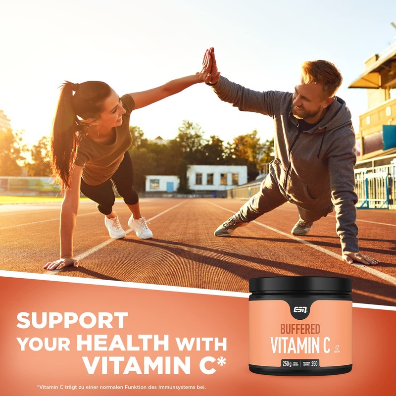 ESN Buffered Vitamin C, 250 g Powder, High Dose