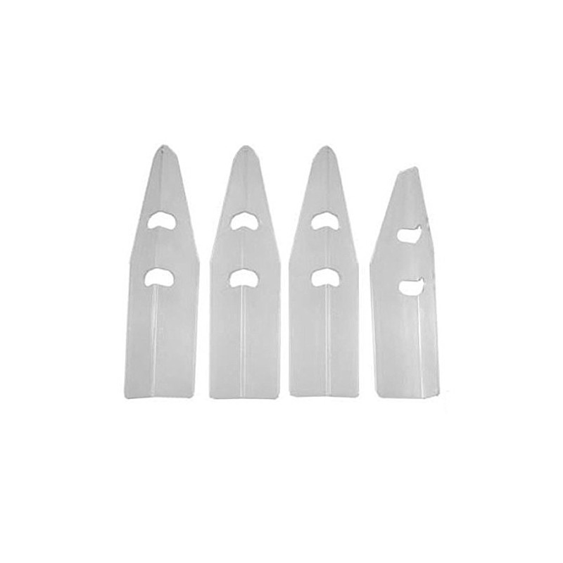 4 Clear PinCab Pinball Machine Leg Protectors