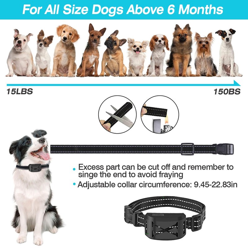 KOCASO Wireless Dog Fence System - Adjustable Boundary Invisible Fence