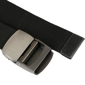 moonsix Elastic Belts for Men,Tactical Military Style Webbing Stretch Outdoor Belt,Black